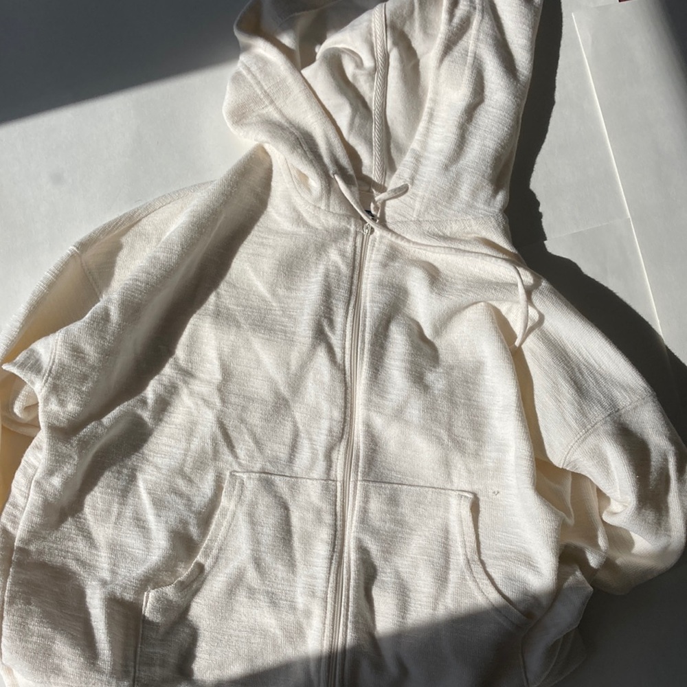 Old Navy Cropped Zipper Up Sweatshirt